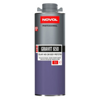 Антигравий и герметик 2в1 1 л черный gravit 650