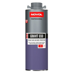 Антигравий и герметик 2в1 1 л черный gravit 650