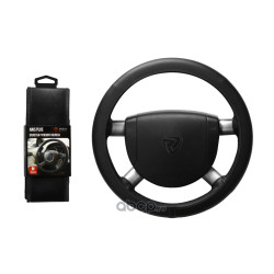 Оплетка на руль psv nais plus черный/отстрочка черная м