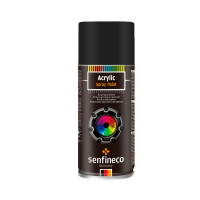 Краска-спрей акриловая черная матовая 400мл