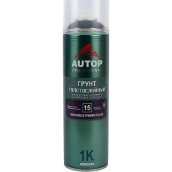 Грунт толстослойный - черный - аэр. 650 мл autop №15