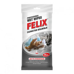 (08062) салфетки влажные felix для рук гигиенические 20шт.