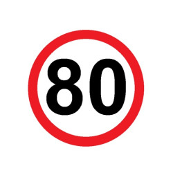 Наклейка 80