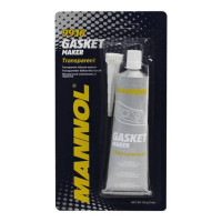 Герметик проклад mannol 9916 silicone-gasket transp.(жидк.пр.,прозр) 85мл.