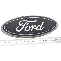 Эмблема ford чёрная длина 11,5см высота 4,5см (скотч)