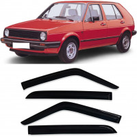 Дефлектор vw golf-ii 4дв. 1983г.-1987г. (4 пр)