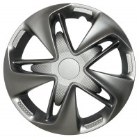 Колпки декоративные супер астра серебристый (пруж)