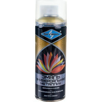 Эмаль универсальная металлик акриловая золото (аэрозоль) 520 мл./6 шт.