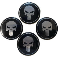 Наклейки на колпаки череп