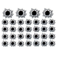 Наклеки пулевое отверстие