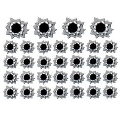 Наклеки пулевое отверстие