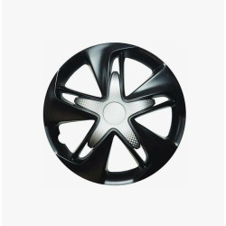 Колпак r13 серебристо-черный