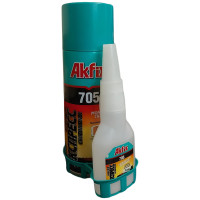 Клей двухкомпонентный 200мл akfix 705