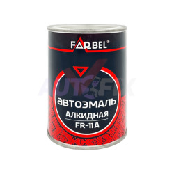 Эмаль алкидная черный мат 0,8кг fr-11a