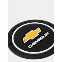 Коврик в подстаканник chevrolet (диаметр 72 mm)