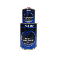 Грунт акриловый 075+0,15 л белый