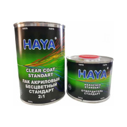 Лак акрил. бесцветный hs haya 1л+0,5л