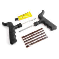 Рем.к-кт бескамерных шин!standart, шило-рашпиль, аппликатор, эластичные жгуты, клей\