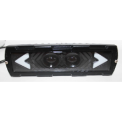 4smd-lens-40w фонарь светодиодный 10-80v 157mm*45mm*52mm 4 режима: white(белый)spot/ yellow(жёлтый)