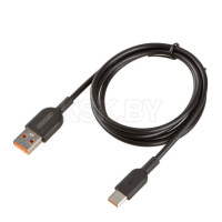 Кабель usb - type-c 15w 3a skyway черный в пакете 1м