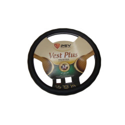 Оплетка на руль  psv vest (extra) plus fiber (черный) м, экокожа