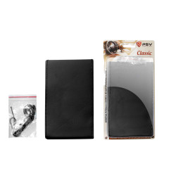 Оплётка на руль кожаная psv classic (черный) m, со шнуровкой