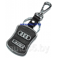 Брелок автомобильный кожанный+металл в ассорт